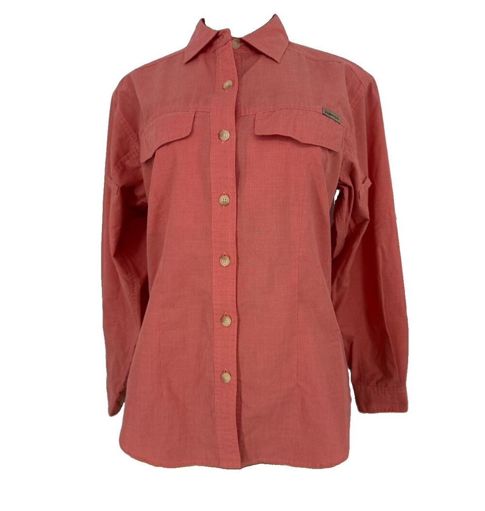 ExOfficio Buzz Off Shirt Women XS Long Sleeve Insect Shield Hiking Outdoor 26-32